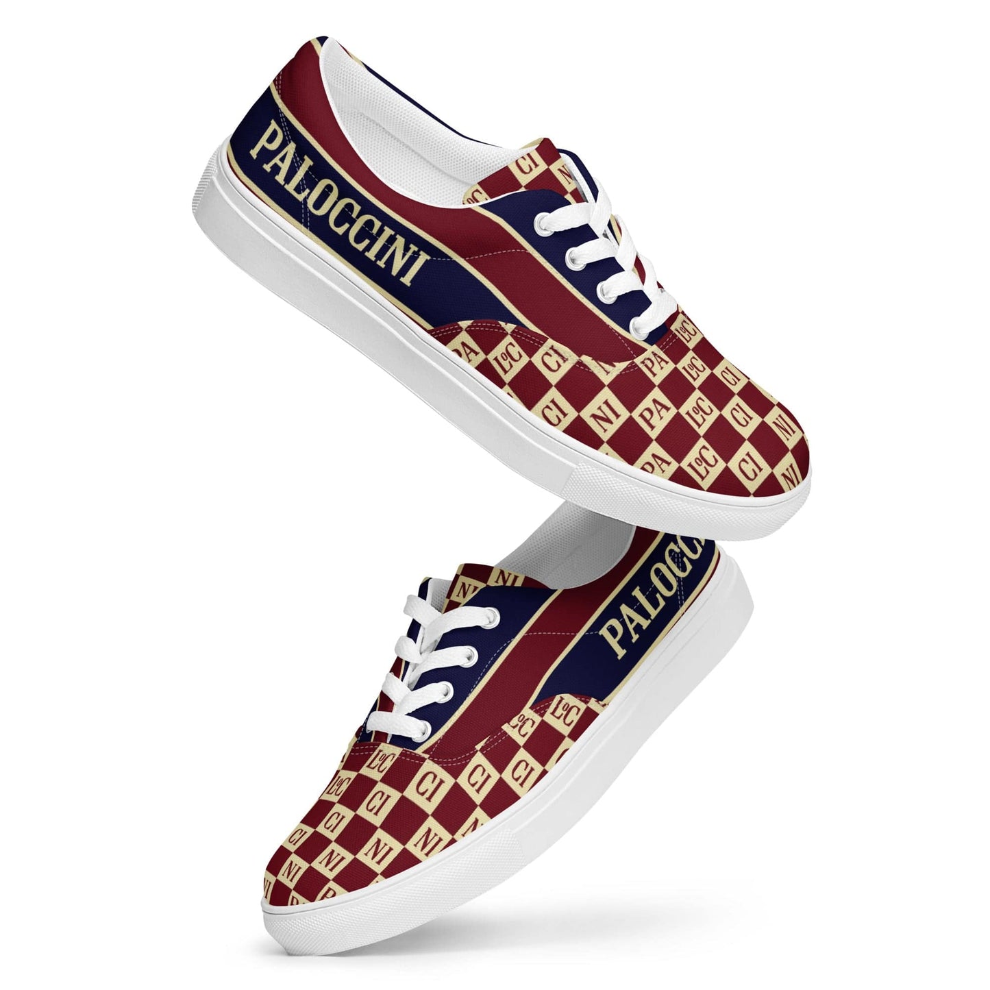 Men's PL Checkers Collab Canvas Trainers