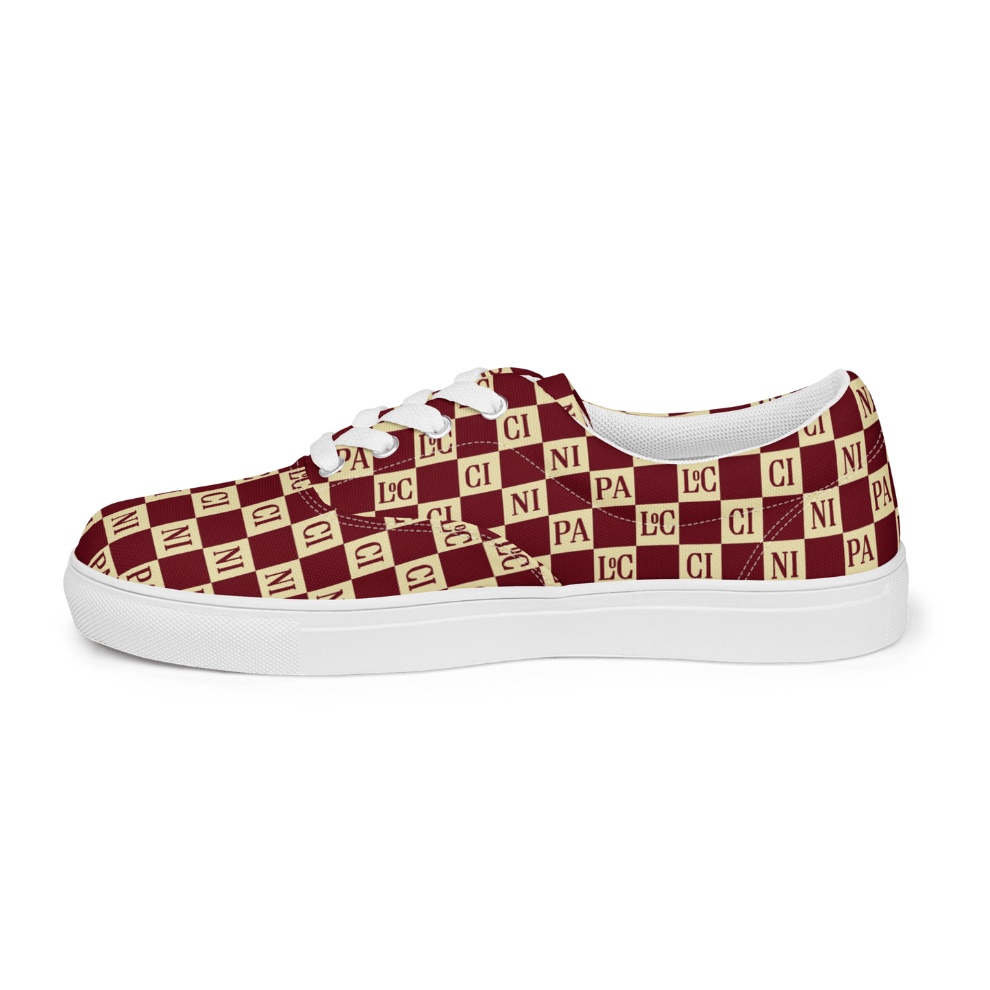 Men's PL Checkers Canvas Trainers