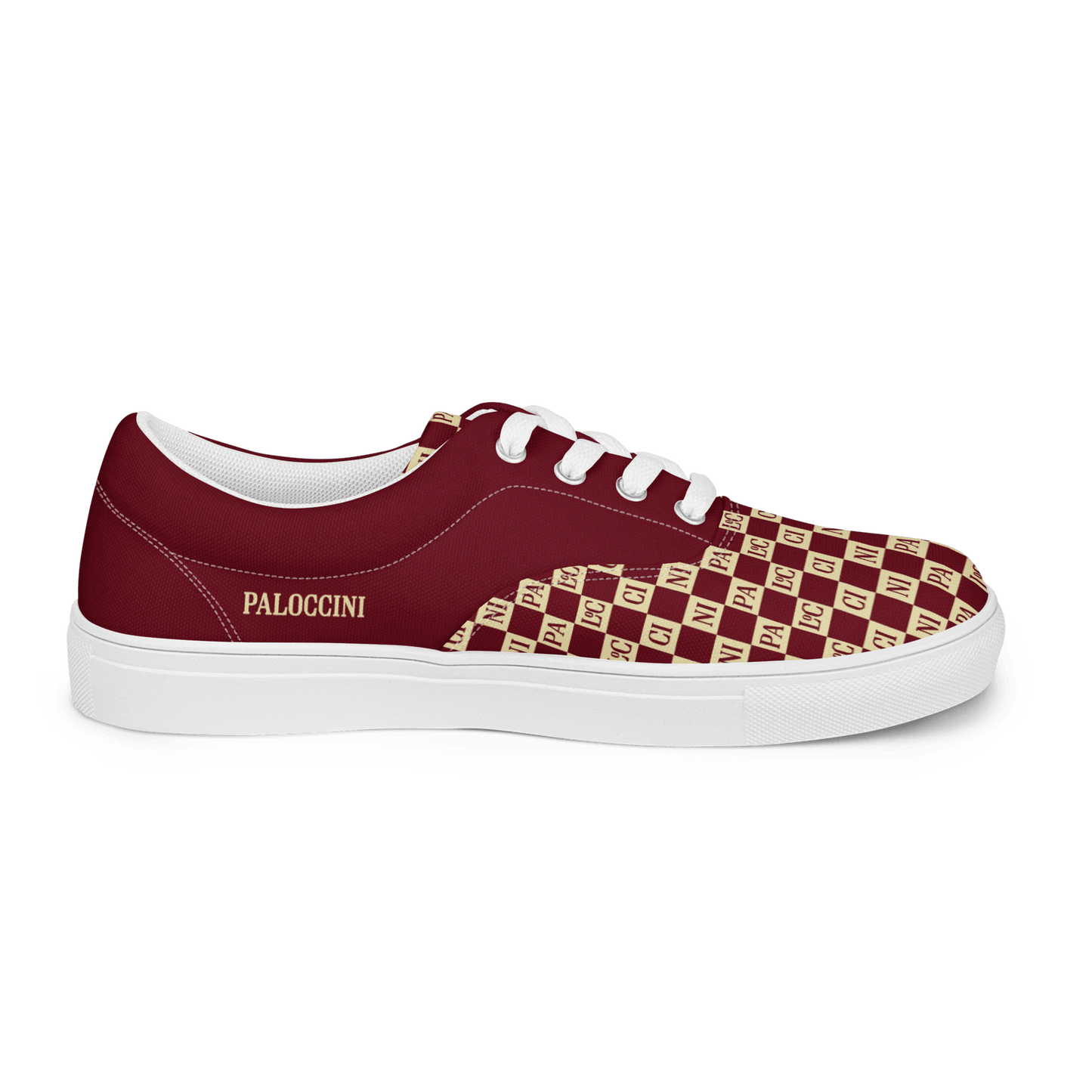 Men's PLC Checkers Canvas Trainers