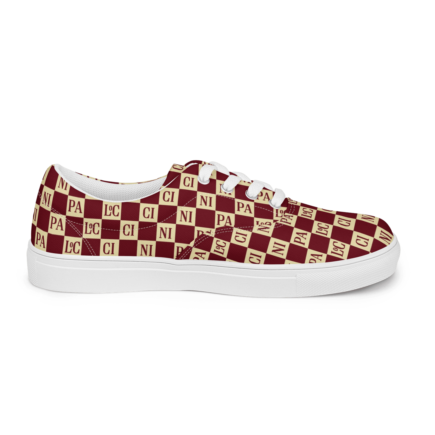 Men's PL Checkers Canvas Trainers