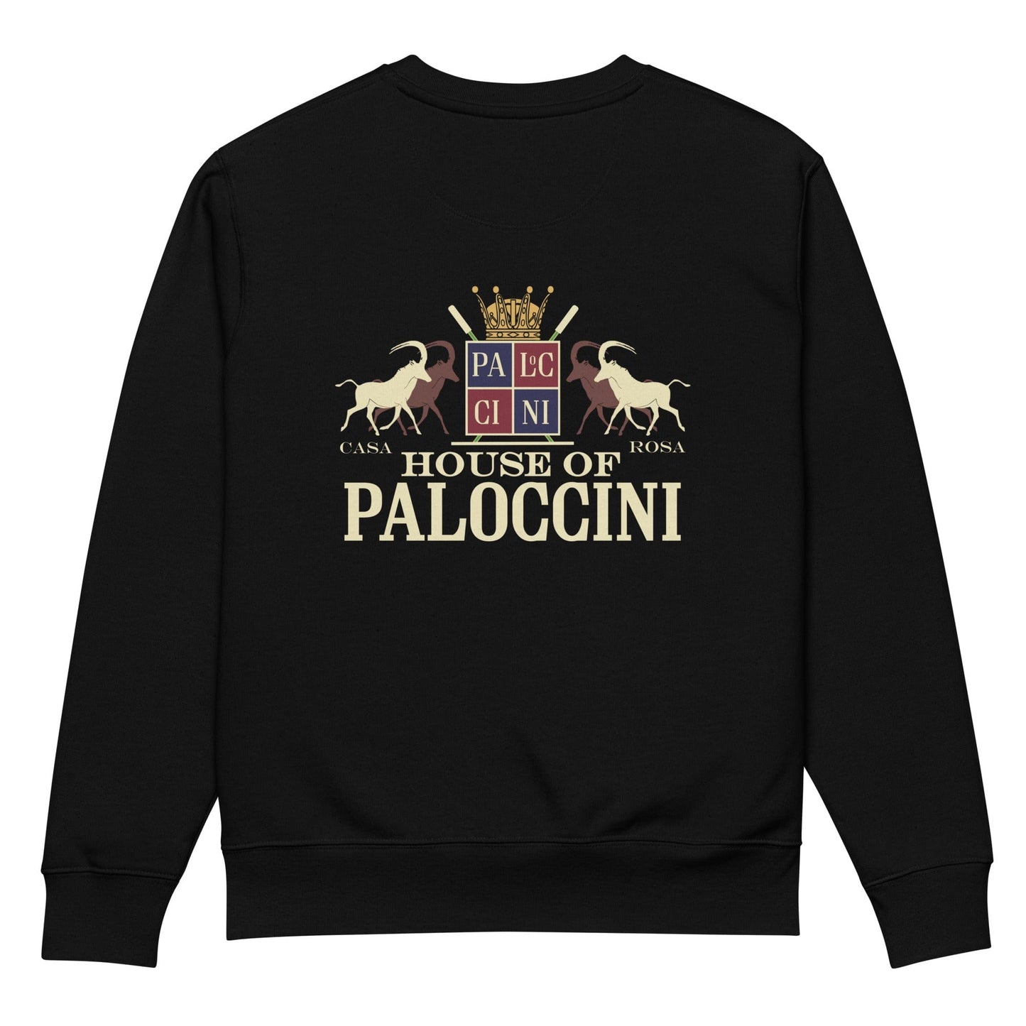 House Of Paloccini Emblem Organic Sweatshirt - Ink