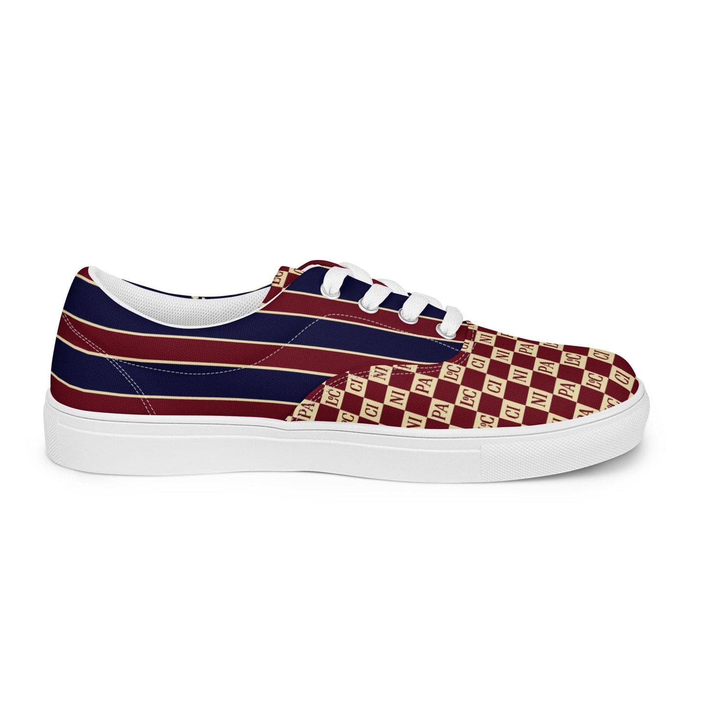 Women’s PL Checkers Collab Canvas Trainers