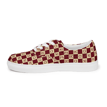 Men's PL Checkers Canvas Trainers