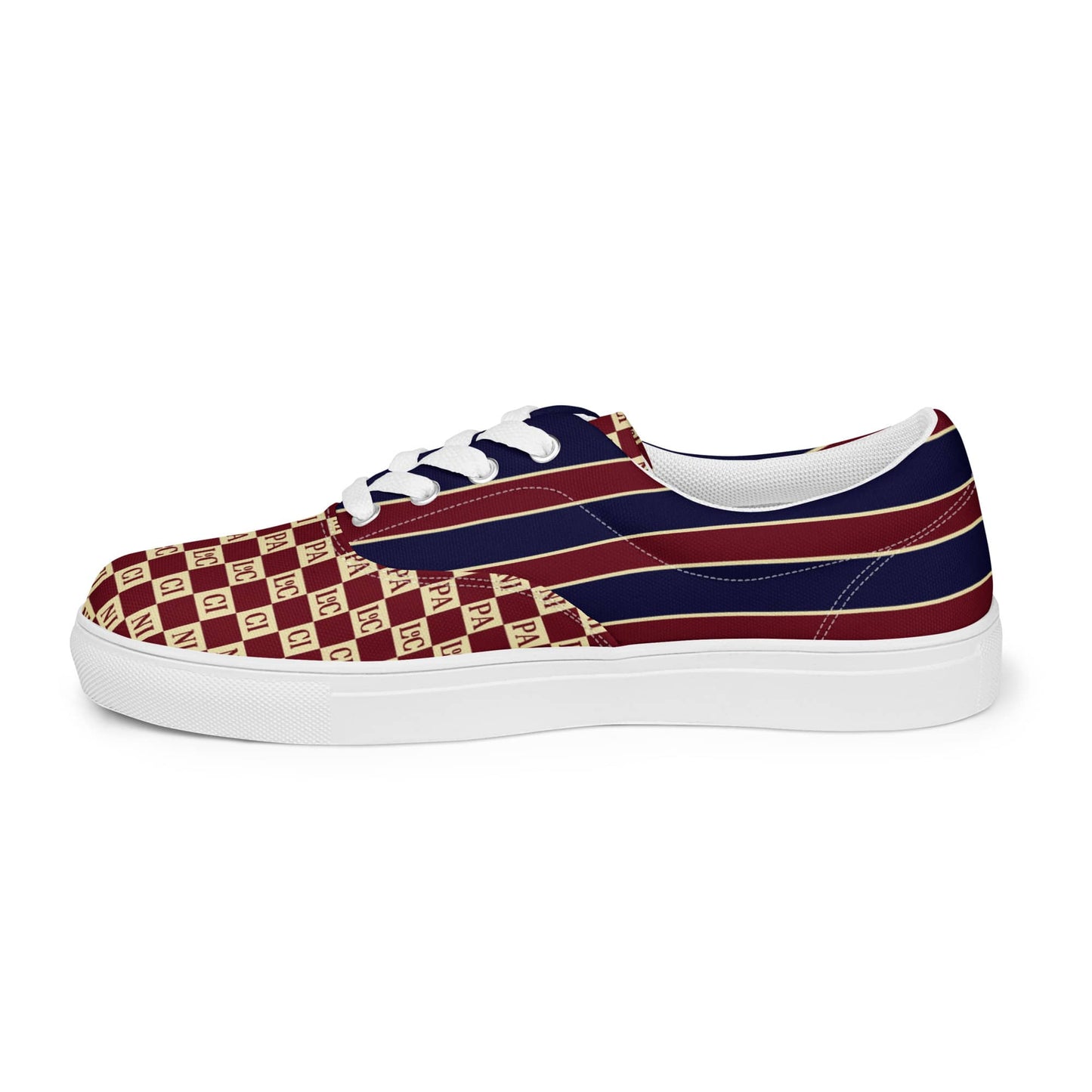 Women’s PL Checkers Collab Canvas Trainers